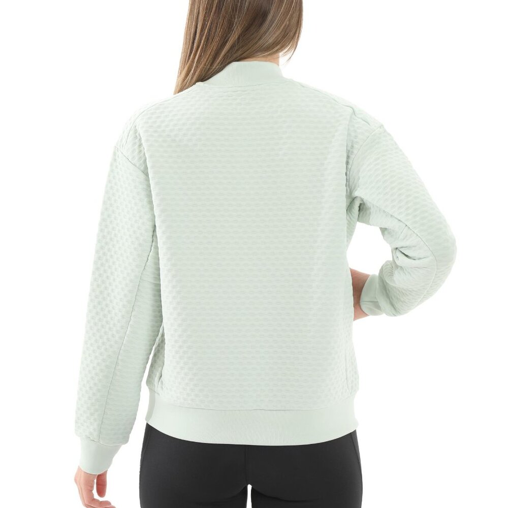 Adidas Women’s Terrex Xploric Sweater Jacket Linen Green JF9064, Size M (New) - Picture 3 of 15